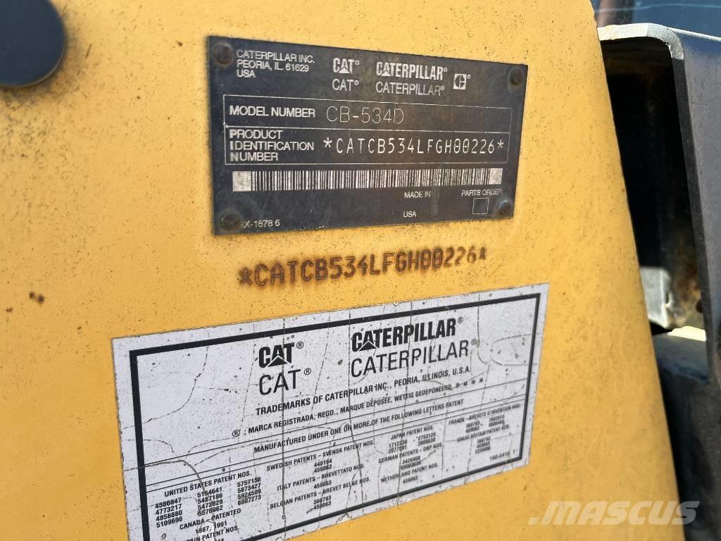 CAT CB 534 D Tvilling tromle