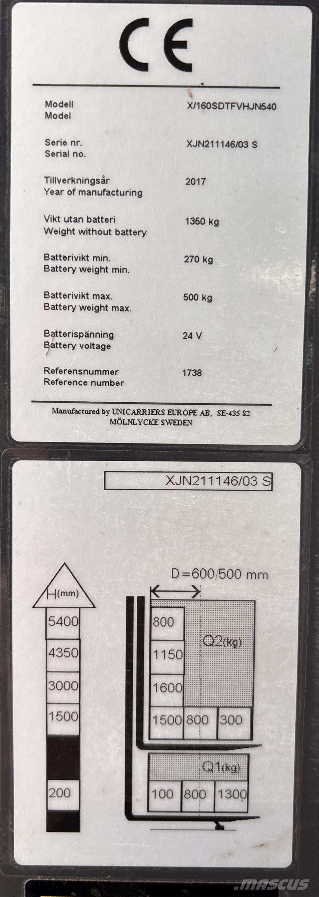 Atlet X160 Selvkørende stablere