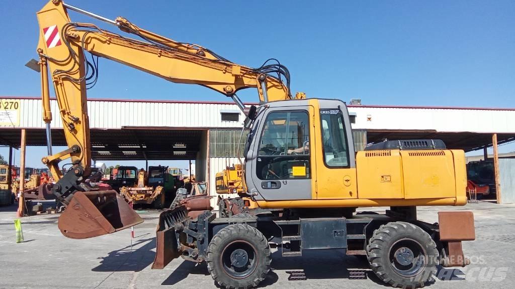 Hitachi ZX 180 W Gravemaskiner på hjul