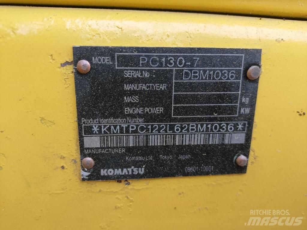 Komatsu PC130 Gravemaskiner på larvebånd