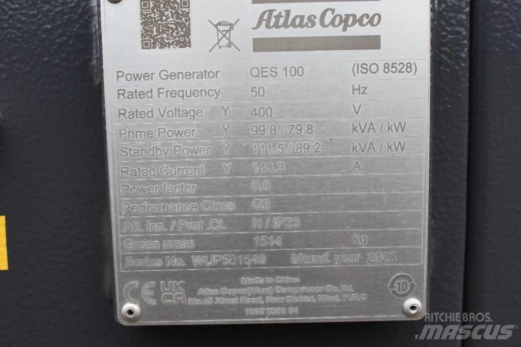 Atlas Copco QES 100 Dieselgeneratorer