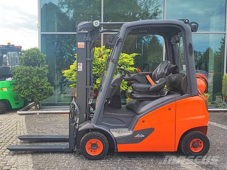 Linde H14T-01 LPG gaffeltrucks