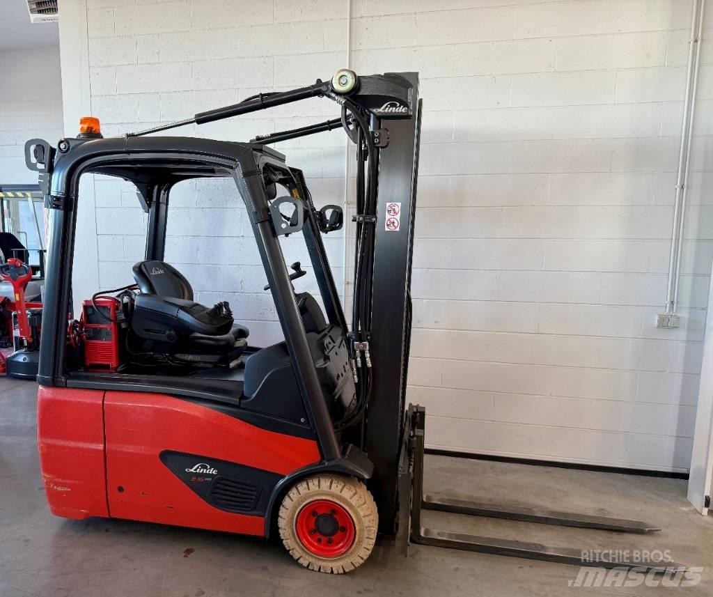 Linde E16/386-02 El gaffeltrucks