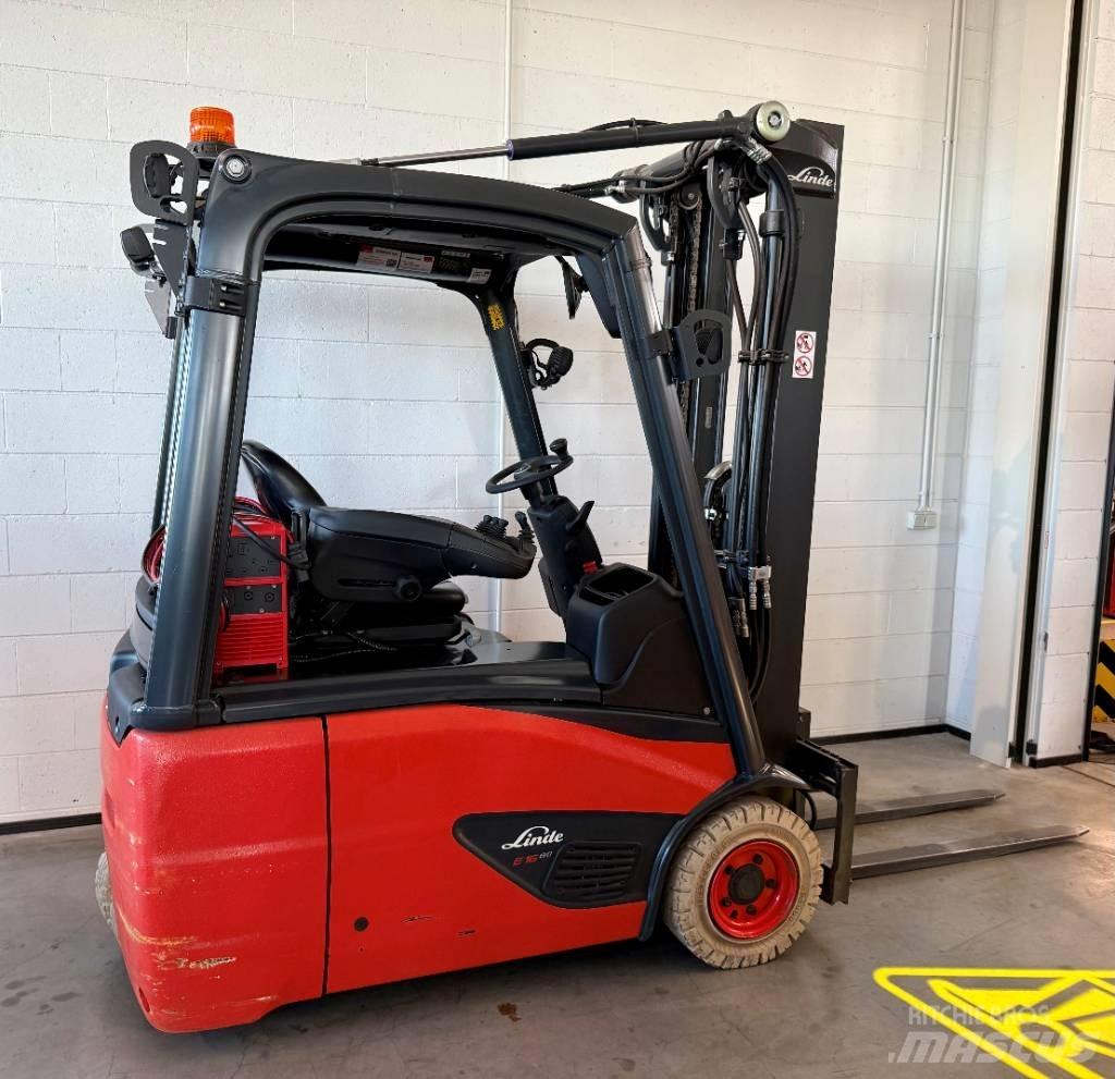 Linde E16/386-02 El gaffeltrucks