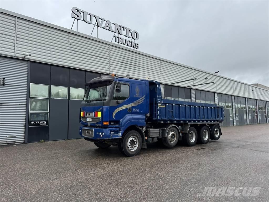 Sisu E12M 10X4 Lastbiler med tip