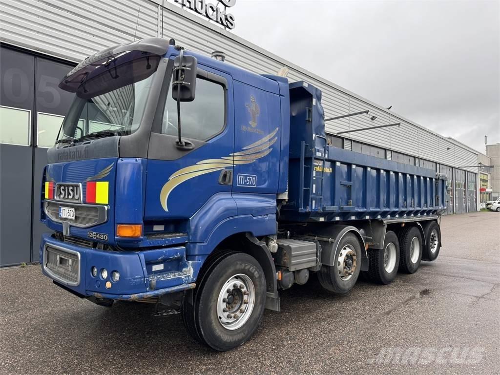Sisu E12M 10X4 Lastbiler med tip