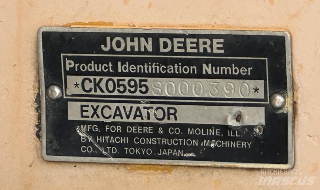 John Deere 595 Gravemaskiner på hjul