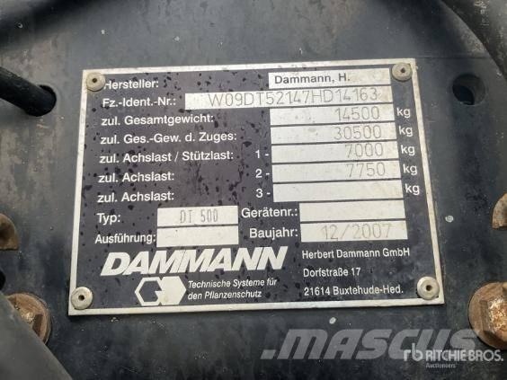 Dammann DT 5000 Selvkørende sprøjter