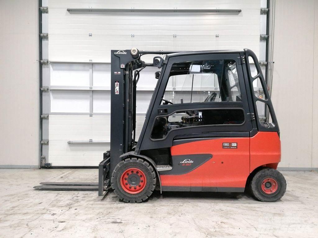 Linde E50HL-01 El gaffeltrucks