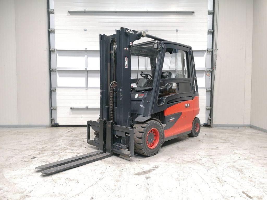 Linde E50HL-01 El gaffeltrucks