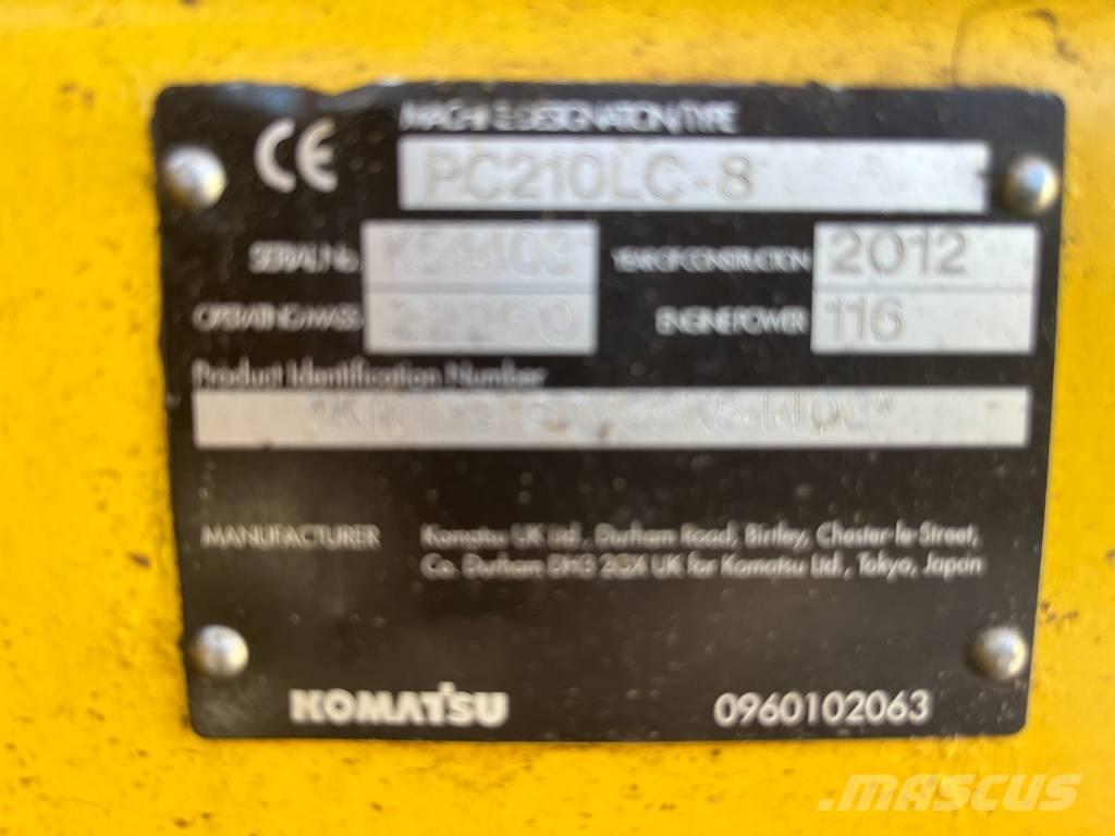 Komatsu PC 210 LC-8 Gravemaskiner på larvebånd