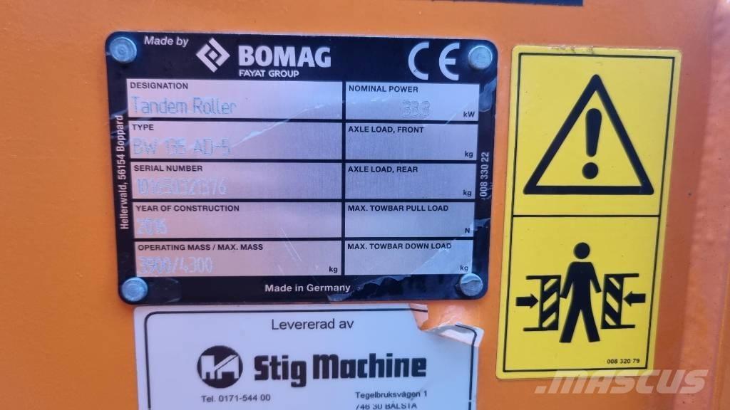 Bomag BW 135 AD-5 Tvilling tromle