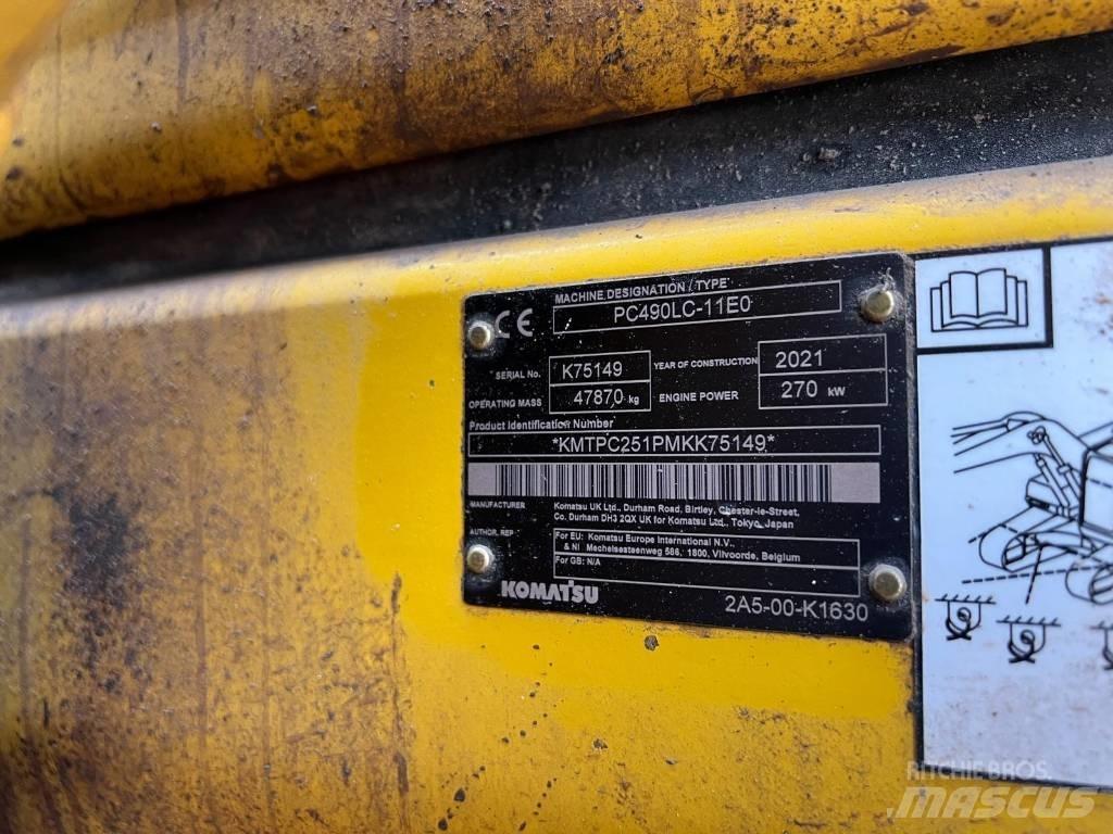 Komatsu PC490LC-11EO Gravemaskiner på larvebånd