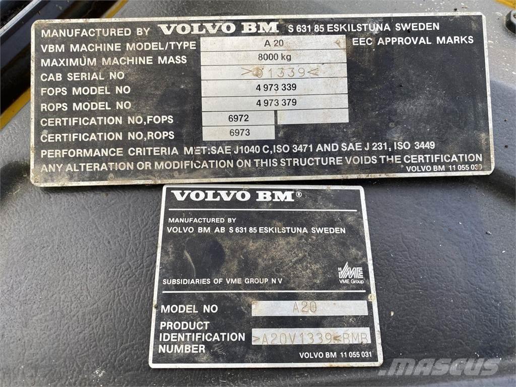 Volvo A20 Dumpere