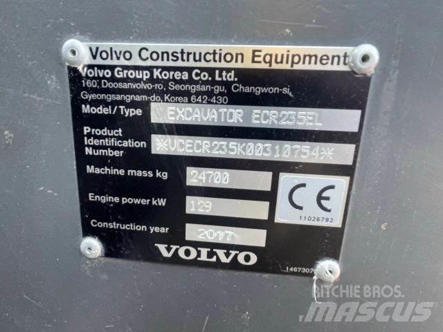 Volvo ECR235EL Gravemaskiner på larvebånd