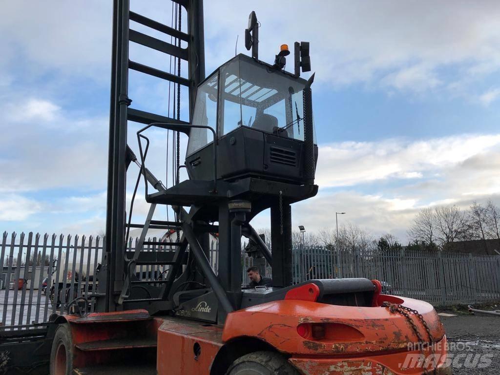Linde C80/6 Gaffeltruck til containerhåndtering