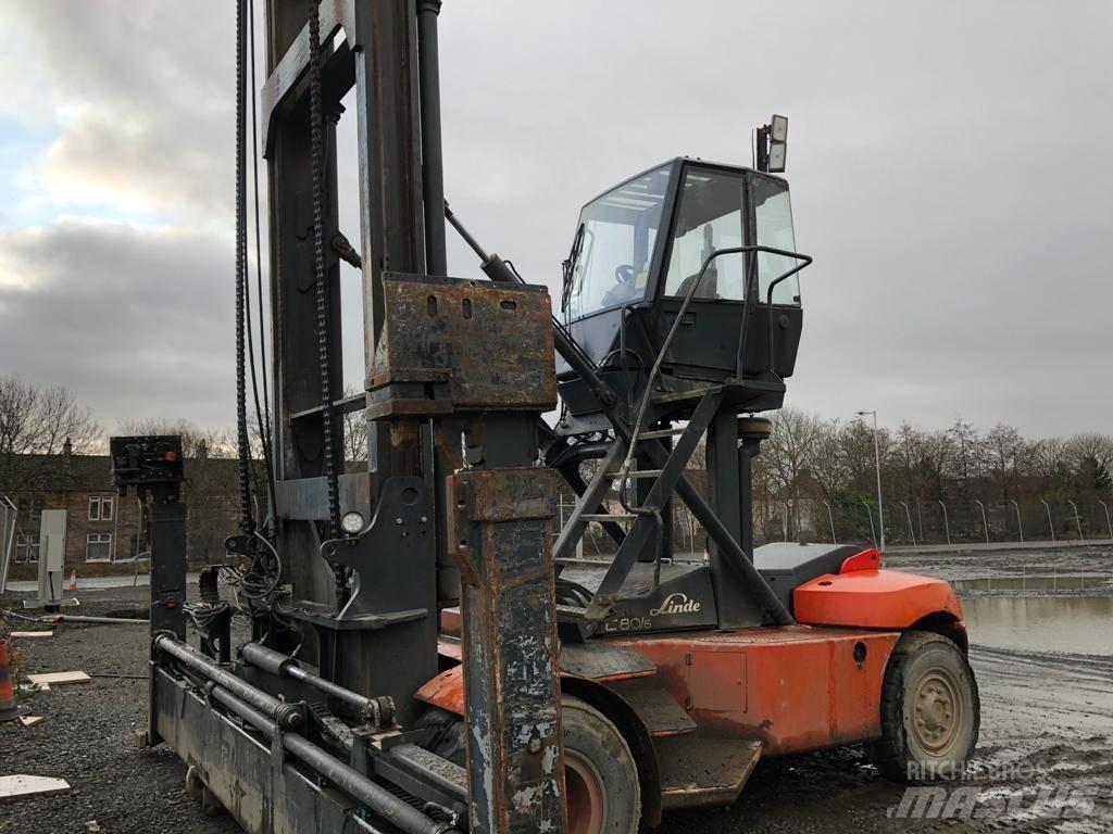 Linde C80/6 Gaffeltruck til containerhåndtering