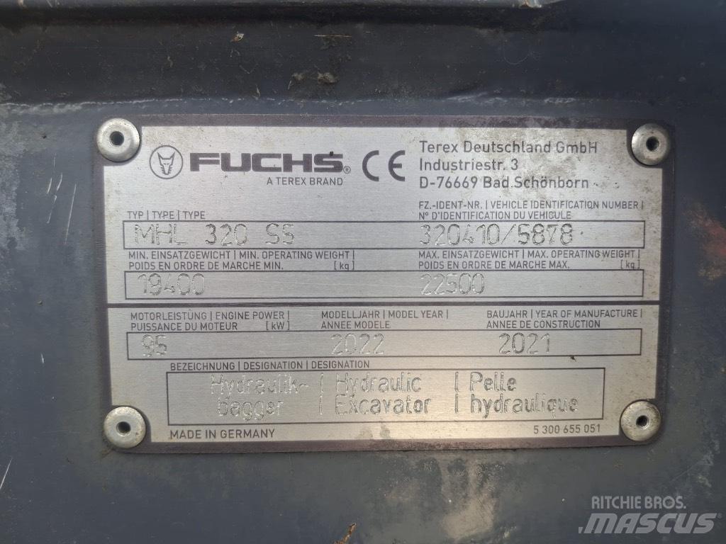 Terex Fuchs MHL320F Trucks - Andet