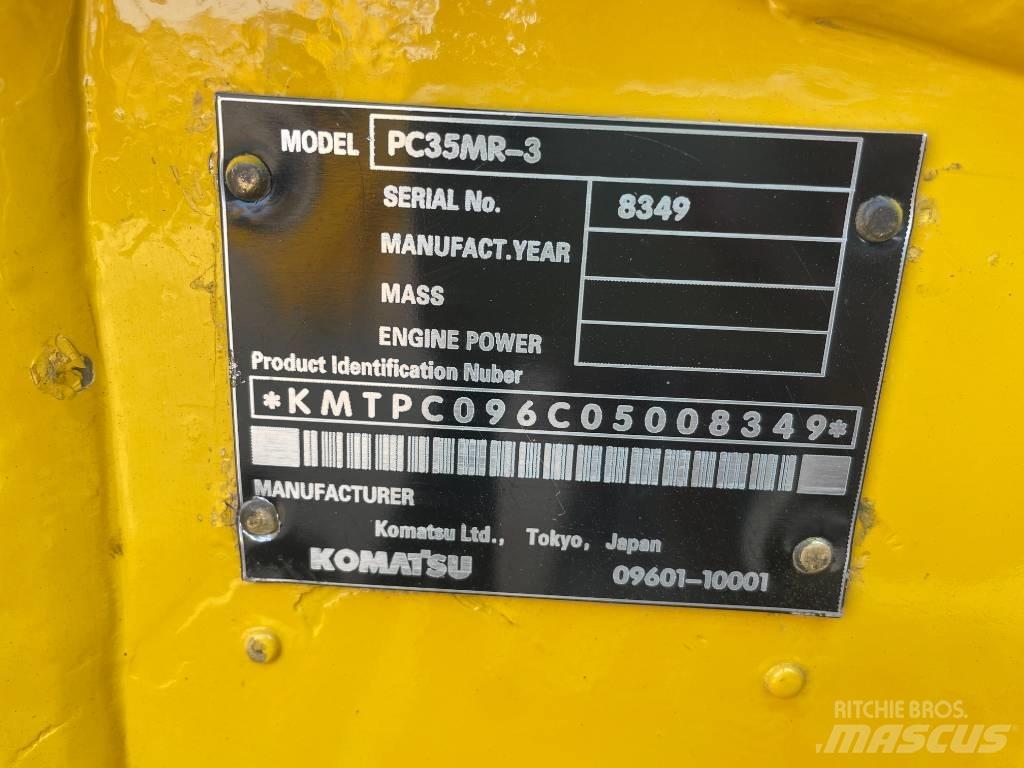 Komatsu PC 35 Minigravemaskiner