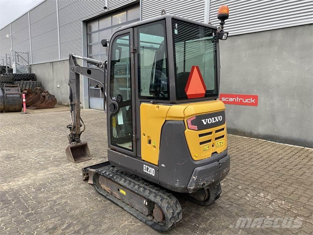 Volvo EC20D Gravemaskiner på hjul