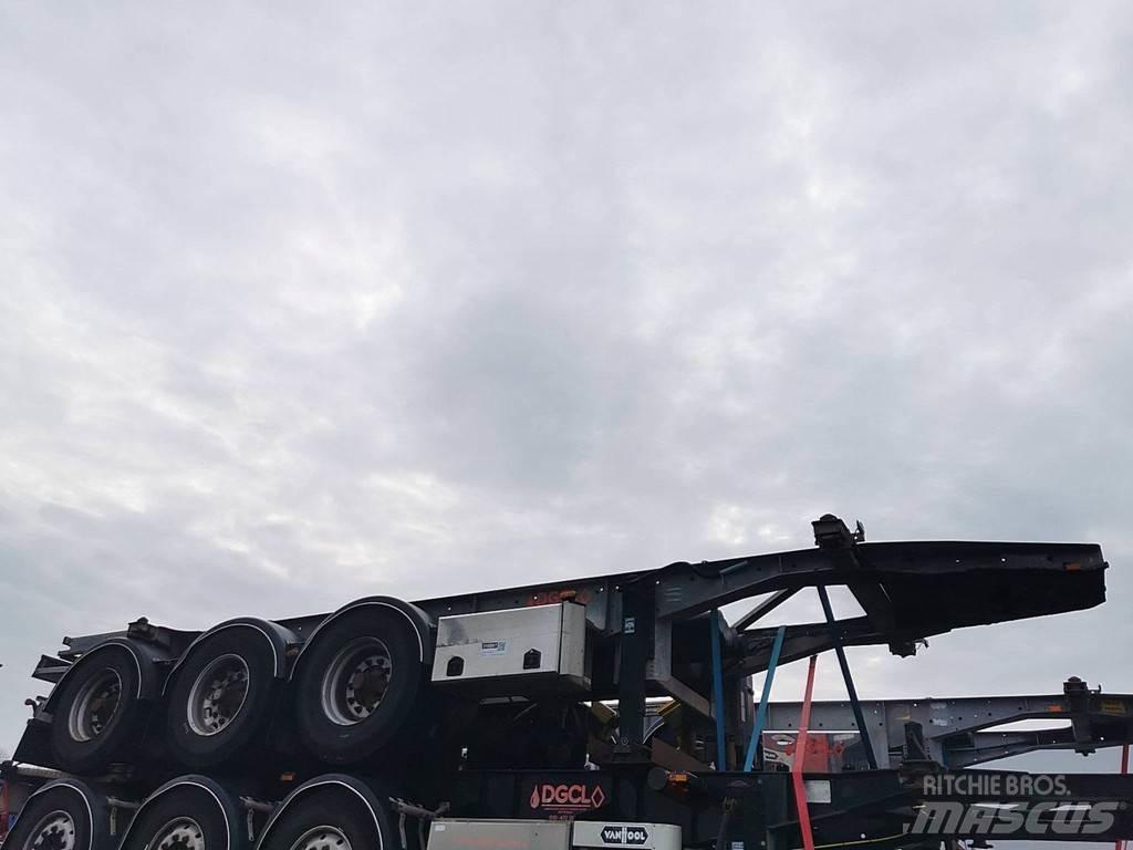 Van Hool 3B2013 Semi-trailer med containerramme