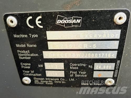 Doosan DX235LCR-5 Gravemaskiner på larvebånd