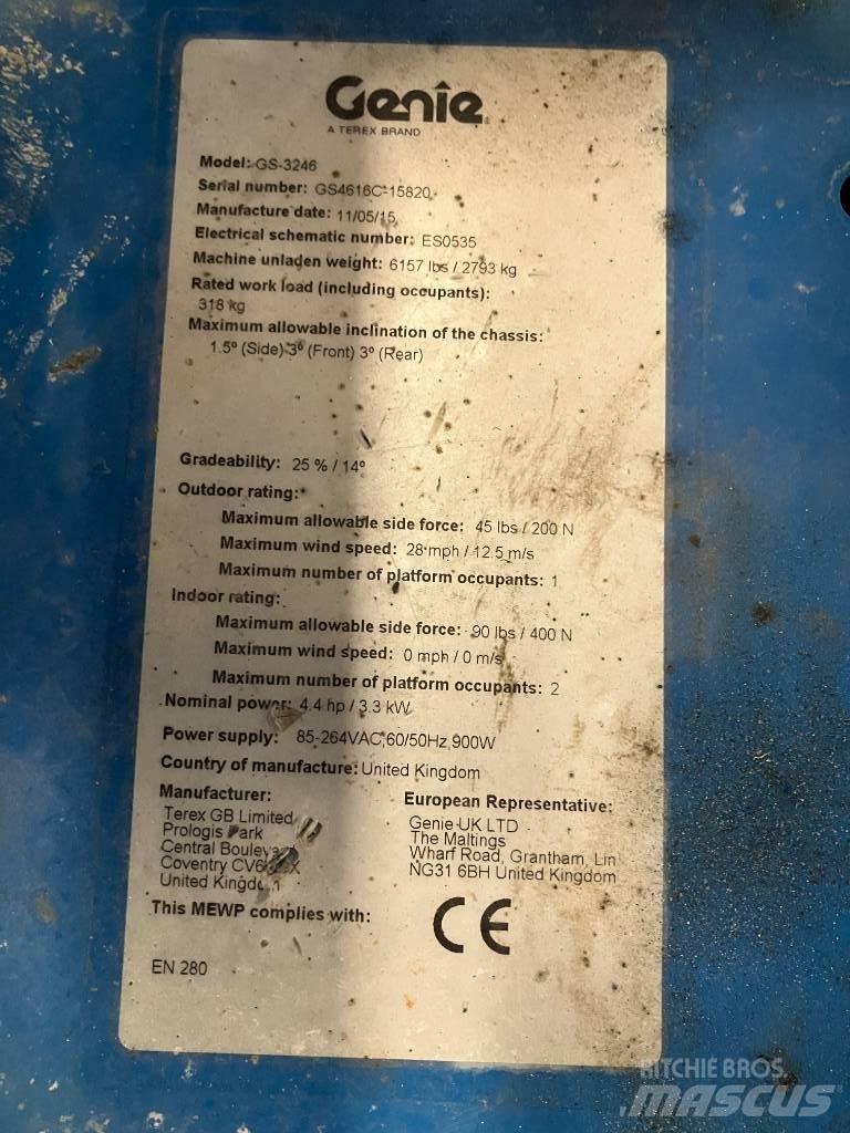 Genie GS 3246 Saxlifte