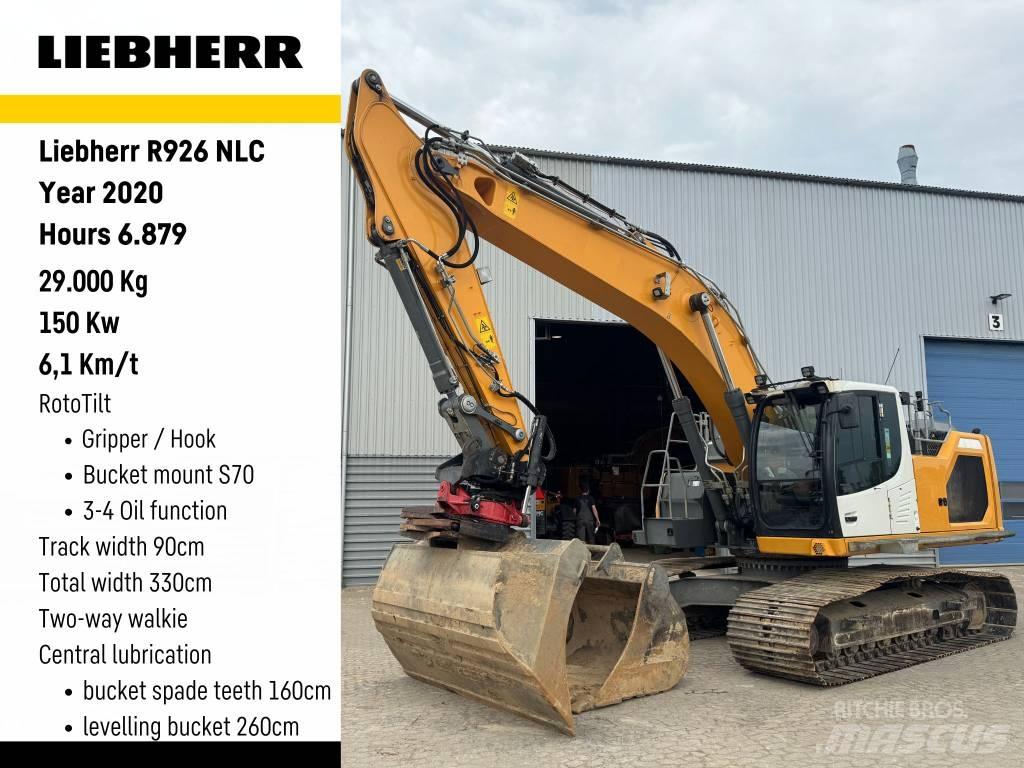 Liebherr R 926 LC Gravemaskiner på larvebånd