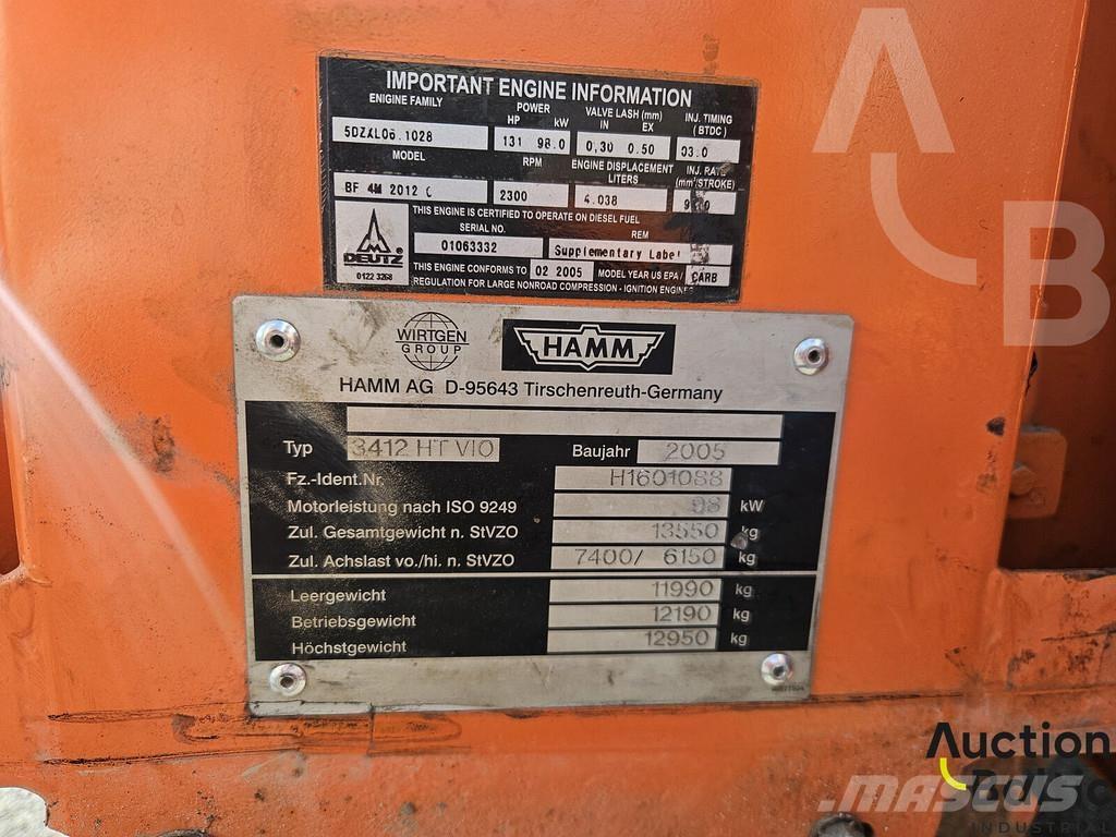 Hamm 3412 HT Vio Andre tromler