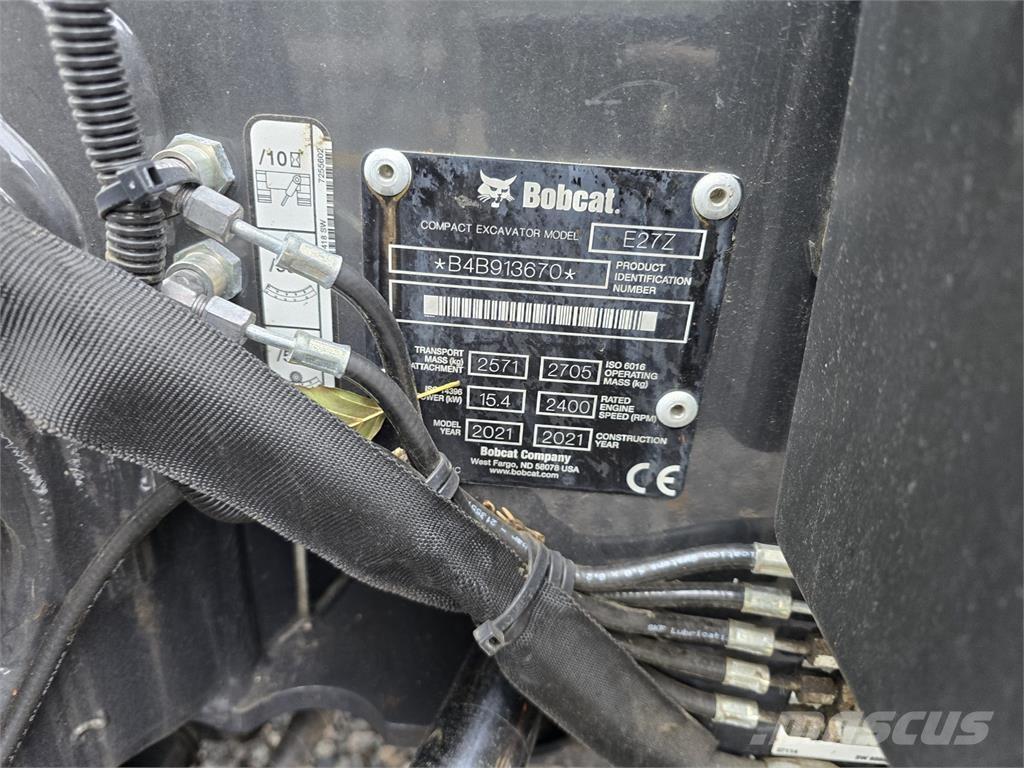 Bobcat E27z Minigravemaskiner