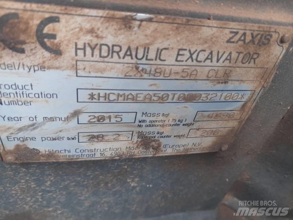 Hitachi ZX 40 Minigravemaskiner