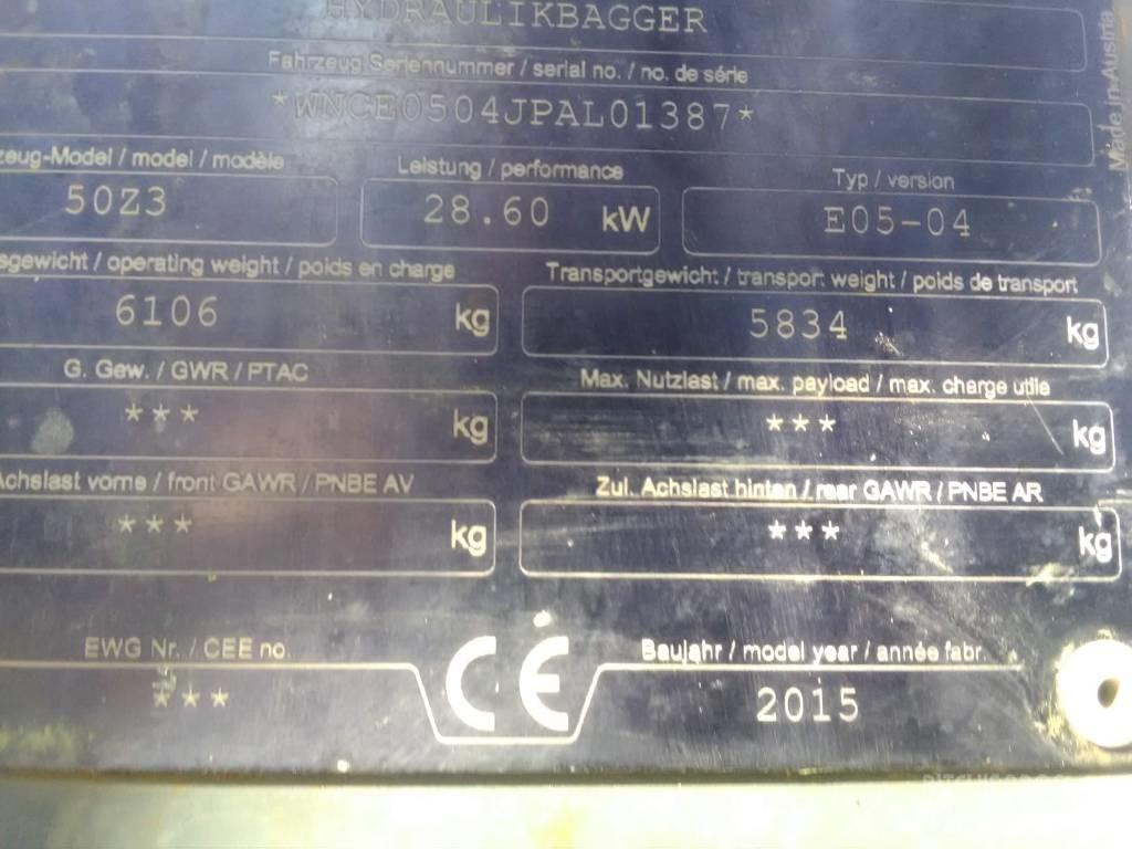 Wacker Neuson 50 Z3 Minigravemaskiner