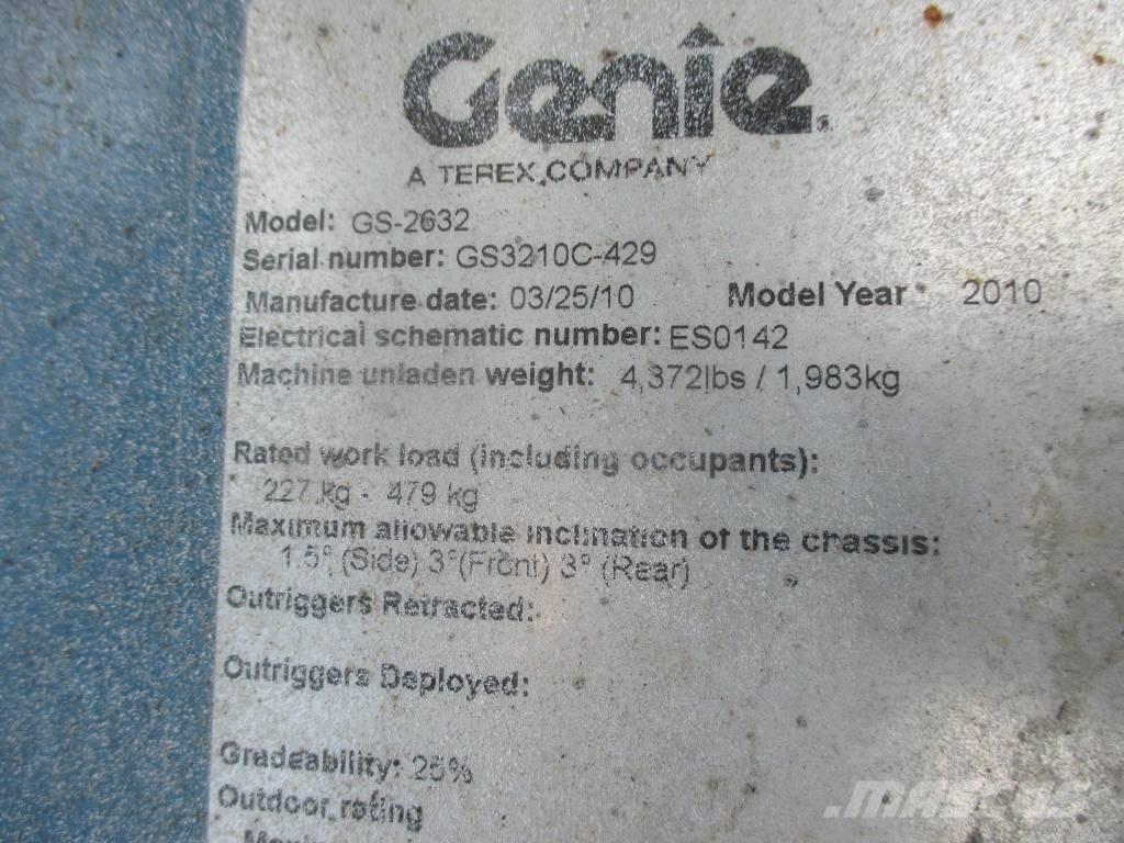 Genie GS 2632 Saxlifte