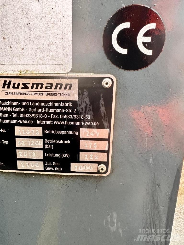 Husmann BZ1200 Brændekløvere og træskærere