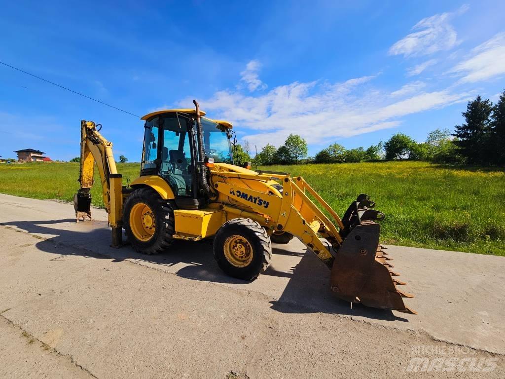 Komatsu WB 93 R Rendegravere