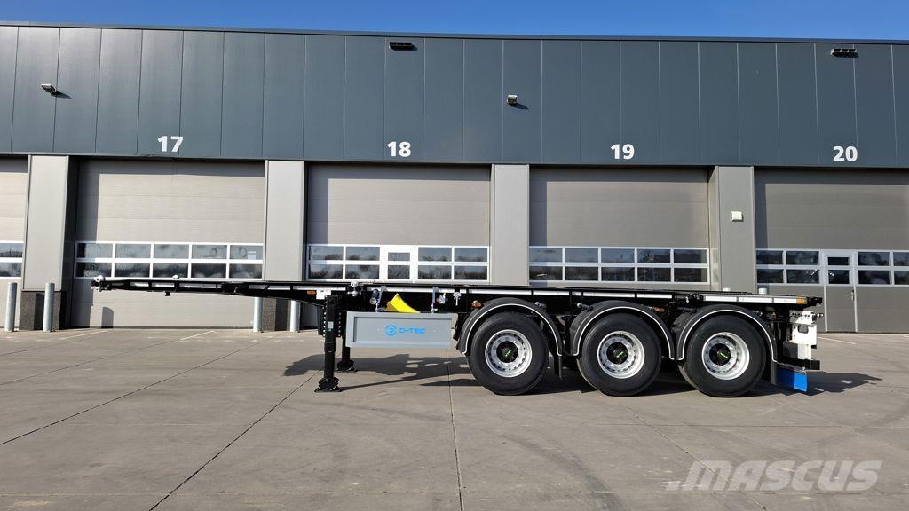 D-tec CC-2030-3-F Semi-trailer med containerramme