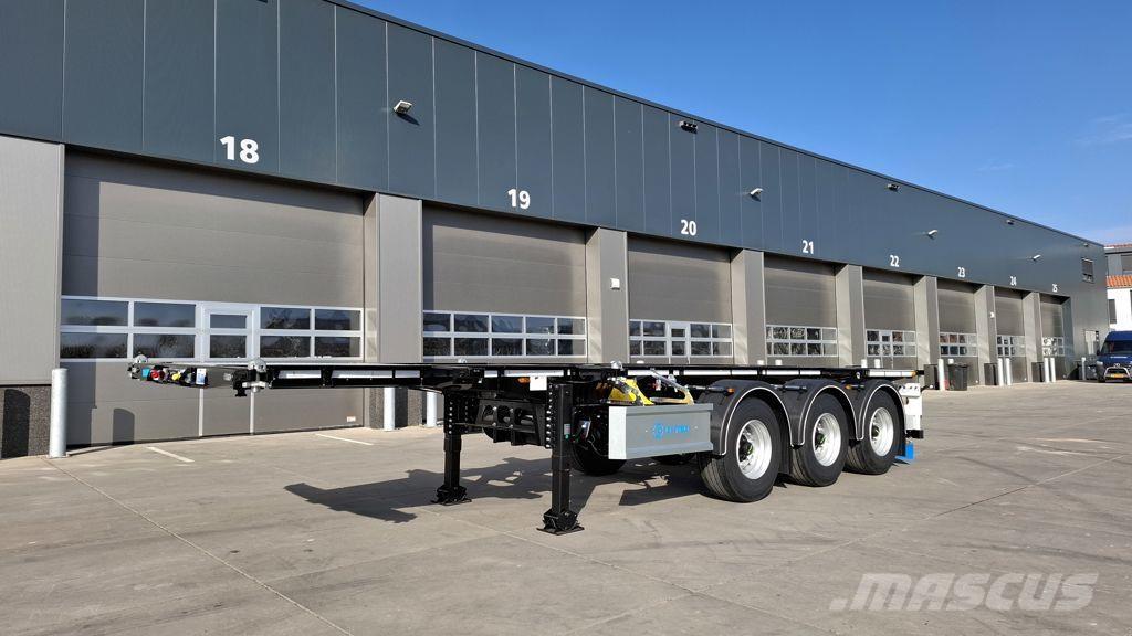 D-tec CC-2030-3-F Semi-trailer med containerramme
