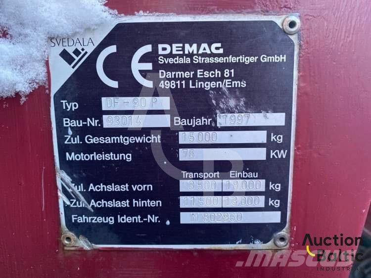 Demag DF 90 P Asfaltudlæggere
