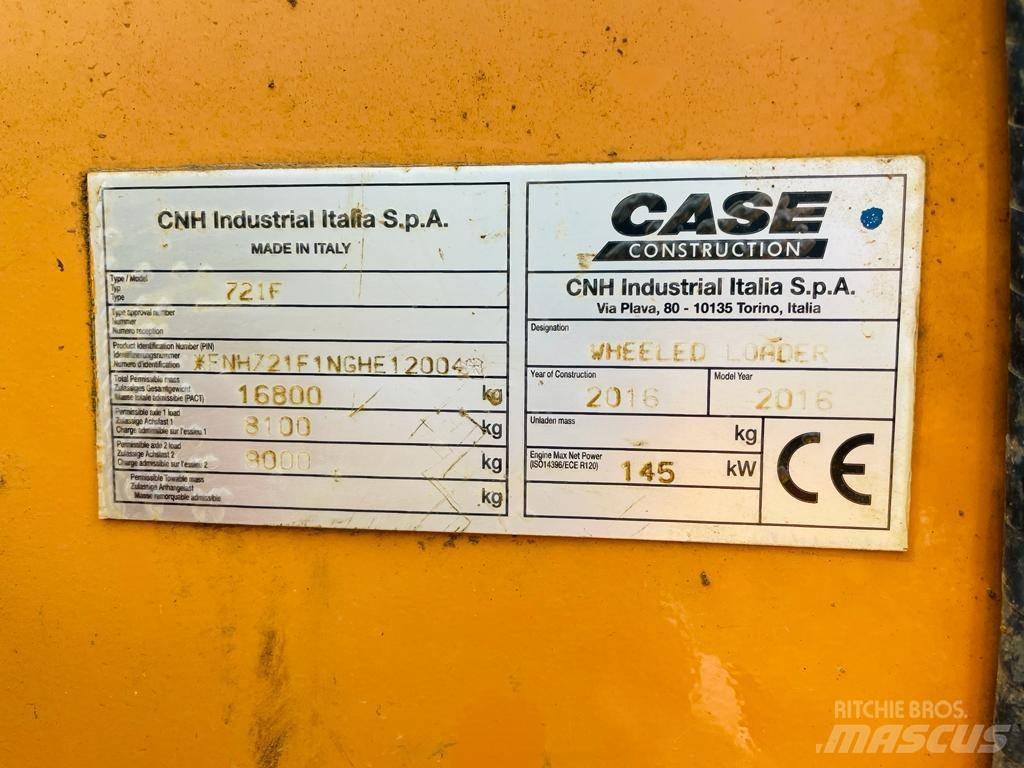CASE 721 F Læssemaskiner på hjul