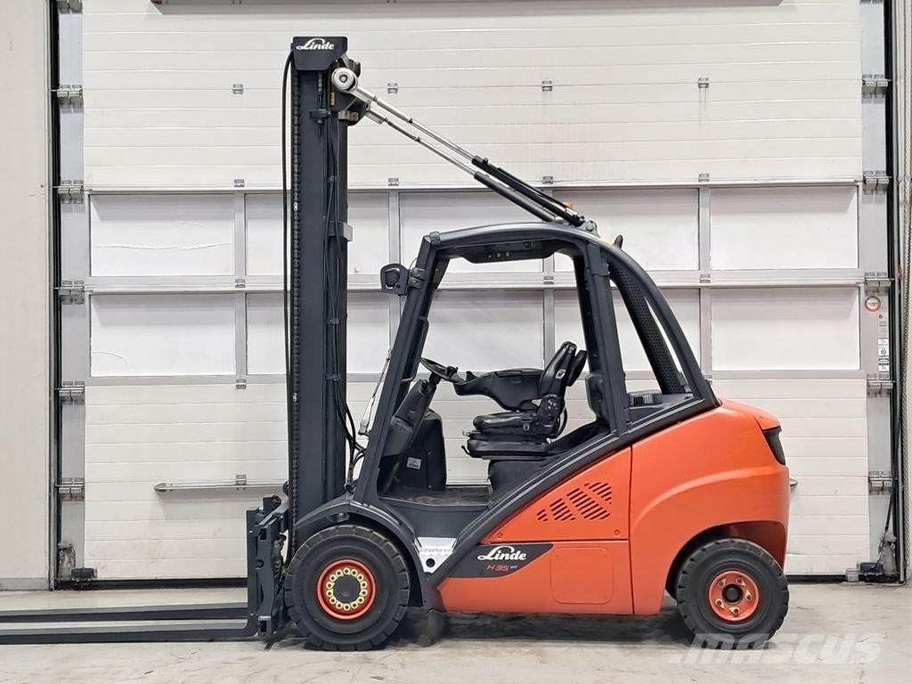 Linde H35D-02 Diesel gaffeltrucks