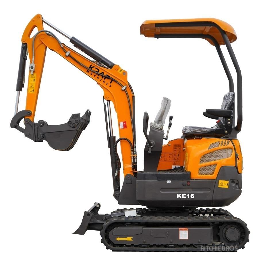 Kraft KE16 Minigravemaskiner