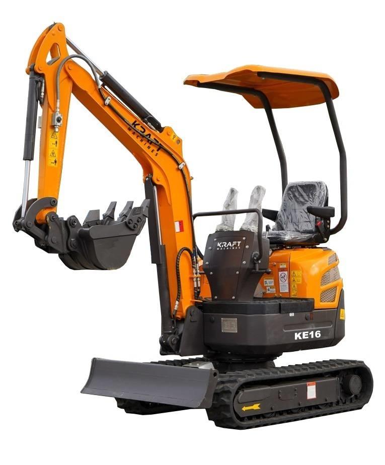 Kraft KE16 Minigravemaskiner