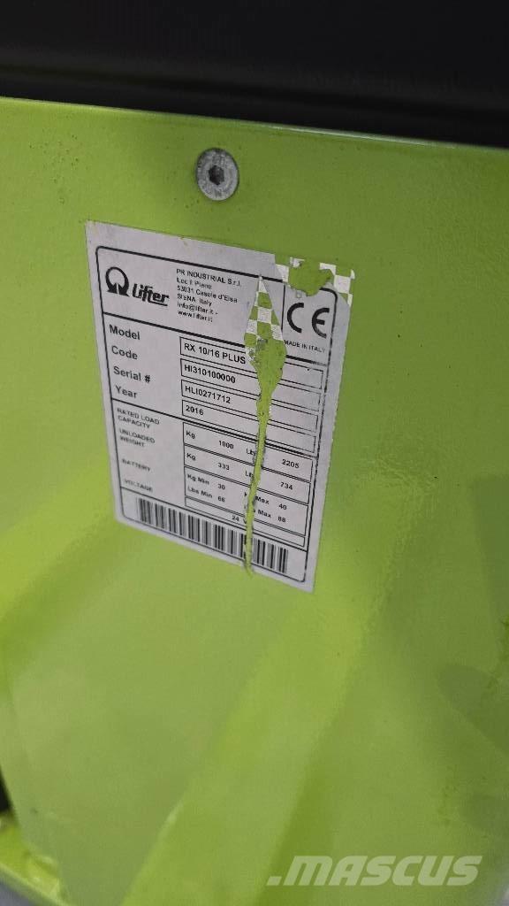 Pramac RX 10/16 Gaffelstabler med gående fører