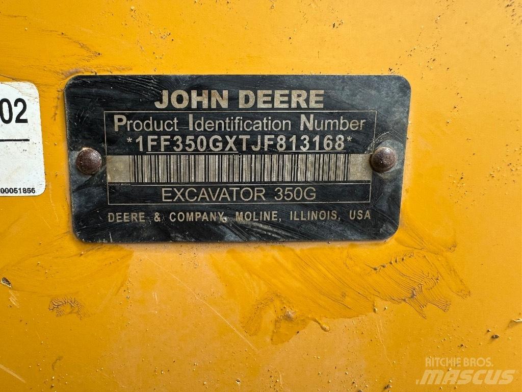 DEERE 350G LC Gravemaskiner på larvebånd
