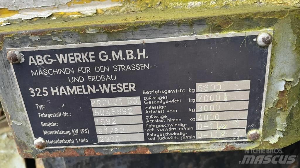 ABG Procut 500 Asfaltknusemaskiner