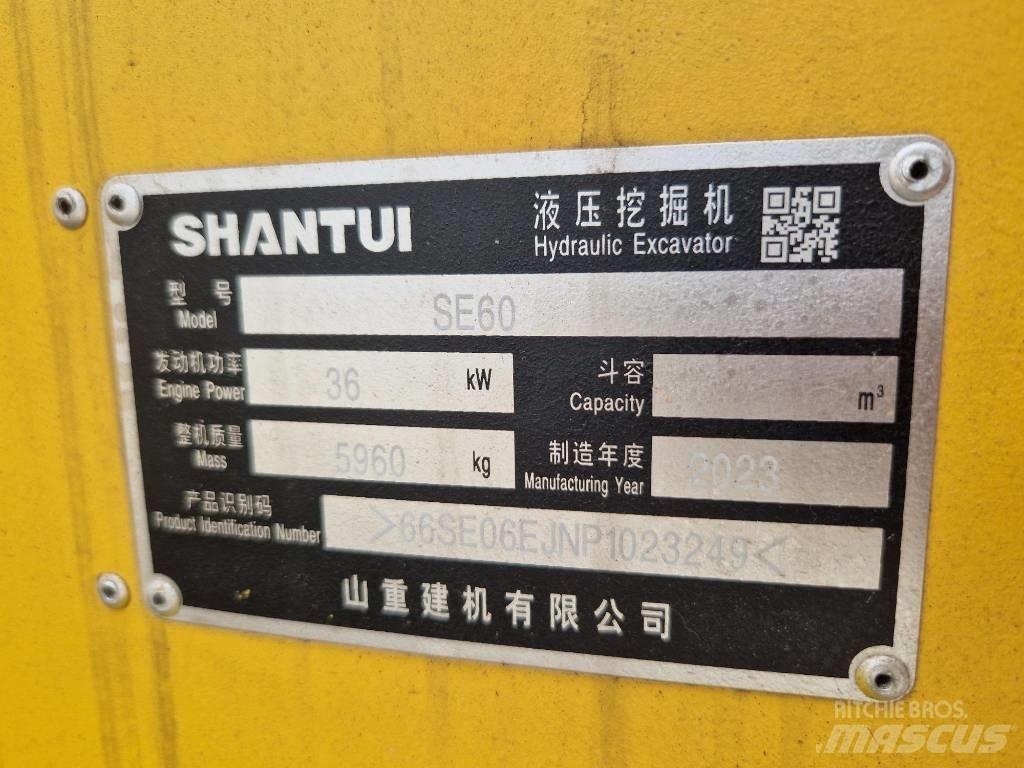 Shantui SE60 Minigravemaskiner