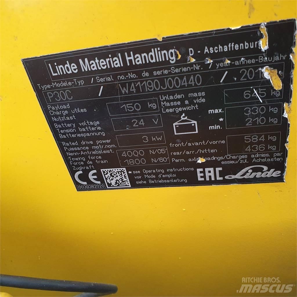 Linde P30C Bugsertruck