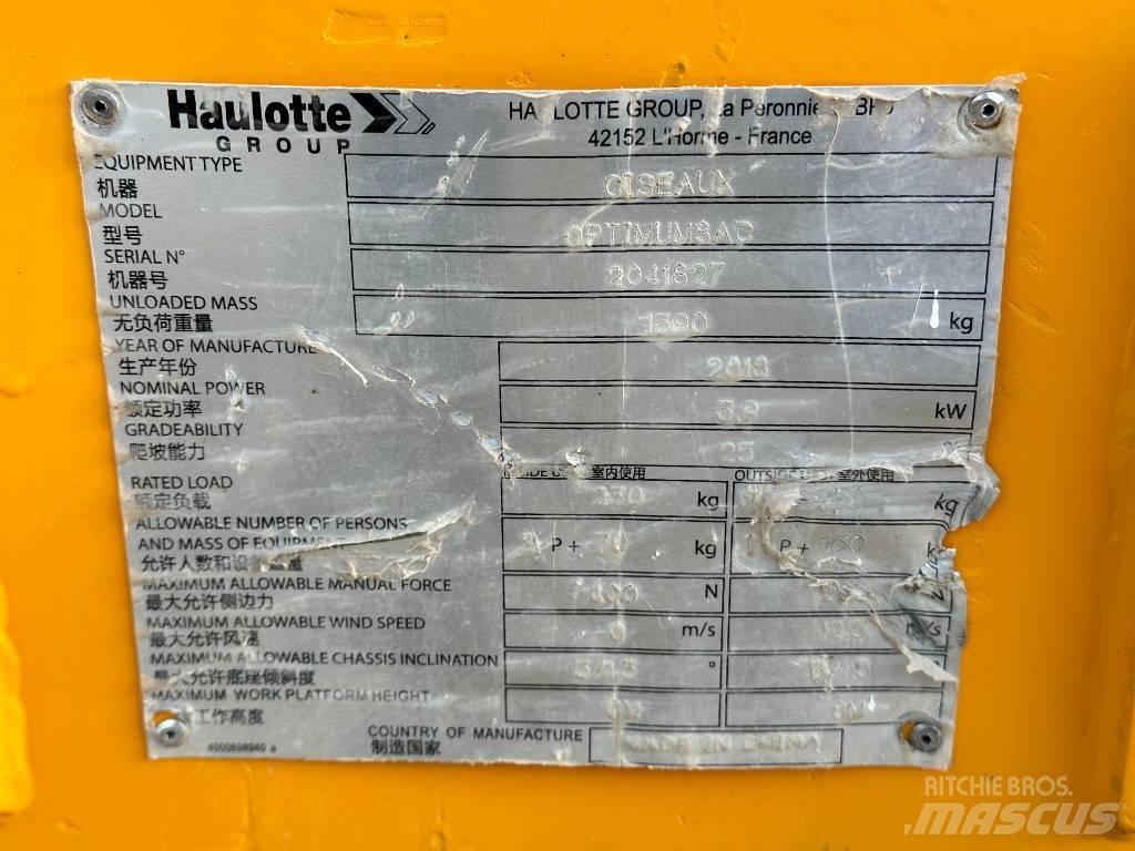 Haulotte OPTIMUM 8 Saxlifte