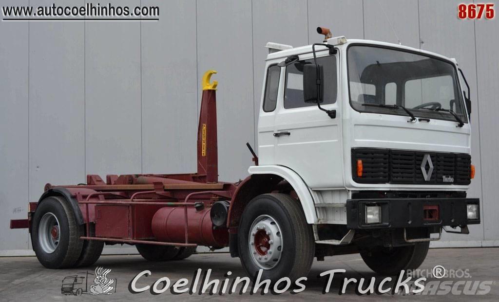 Renault G 210 Lastbiler med containerramme / veksellad