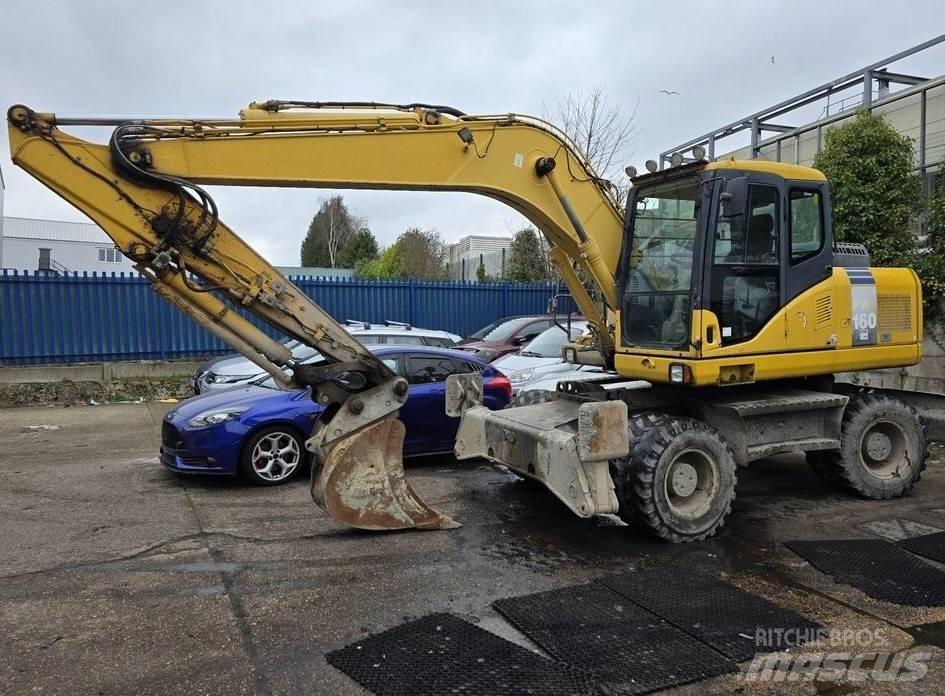 Komatsu PW 160-7 Gravemaskiner på hjul